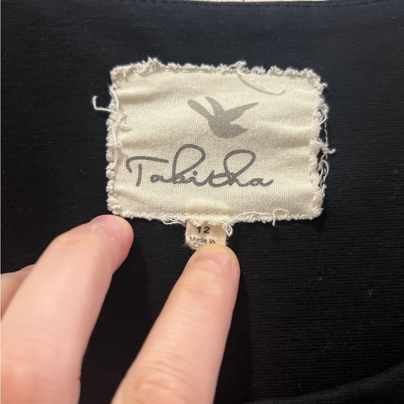 Tabitha Black White Checkered Knee Length Dress size 12 - Picture 2 of 6